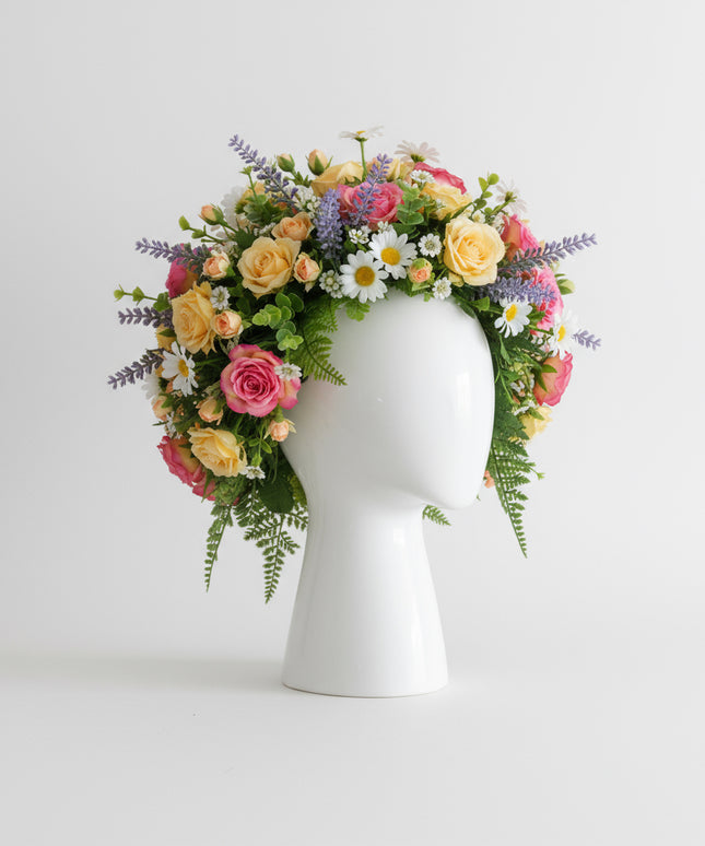 Moderne Vase in Kopfform