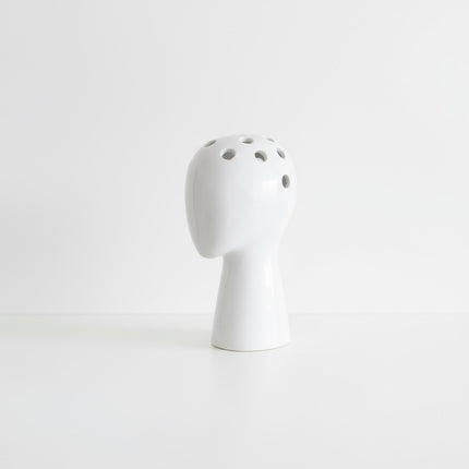 Moderne Vase in Kopfform