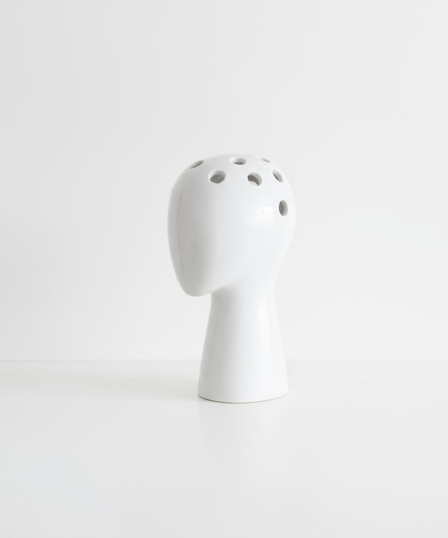 Moderne Vase in Kopfform